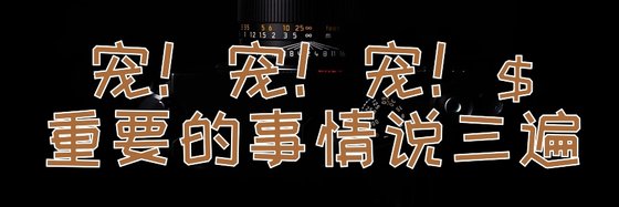 寵！寵！寵！$重要的事情說三遍